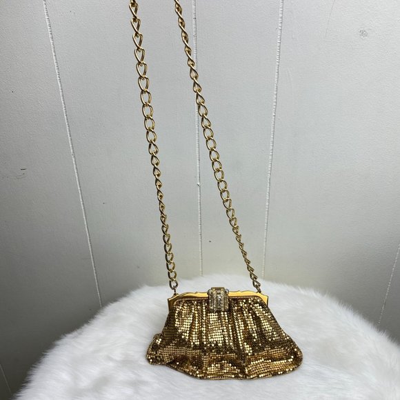 Vintage Whiting and Davis Art Deco Gold Mesh Purse - Picture 13 of 13